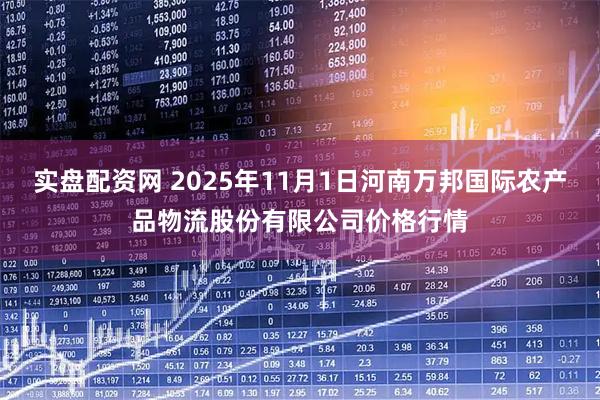 实盘配资网 2025年11月1日河南万邦国际农产品物流股份有限公司价格行情